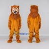 Custom Golden Brown Lion Mascot Costume Adult Full Body Suit for Wildlife Events Custom Golden Brown Lion Mascot Costume Adult Full Body Suit for Wildlife Events
