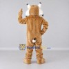 Custom Tan and White Lynx Mascot Costume Adult Full Body Suit for Wildlife Events Custom Tan and White Lynx Mascot Costume Adult Full Body Suit for Wildlife Events