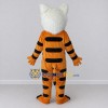 Custom Orange Black and White Tiger Mascot Costume Adult Full Body Suit for Wildlife Events Custom Orange Black and White Tiger Mascot Costume Adult Full Body Suit for Wildlife Events