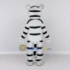 Custom White Black and Yellow Tiger Mascot Costume Adult Full Body Suit for Wildlife Events Custom White Black and Yellow Tiger Mascot Costume Adult Full Body Suit for Wildlife Events