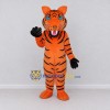 Custom Orange and Black Tiger Mascot Costume Adult Full Body Suit for Wildlife Events Custom Orange and Black Tiger Mascot Costume Adult Full Body Suit for Wildlife Events