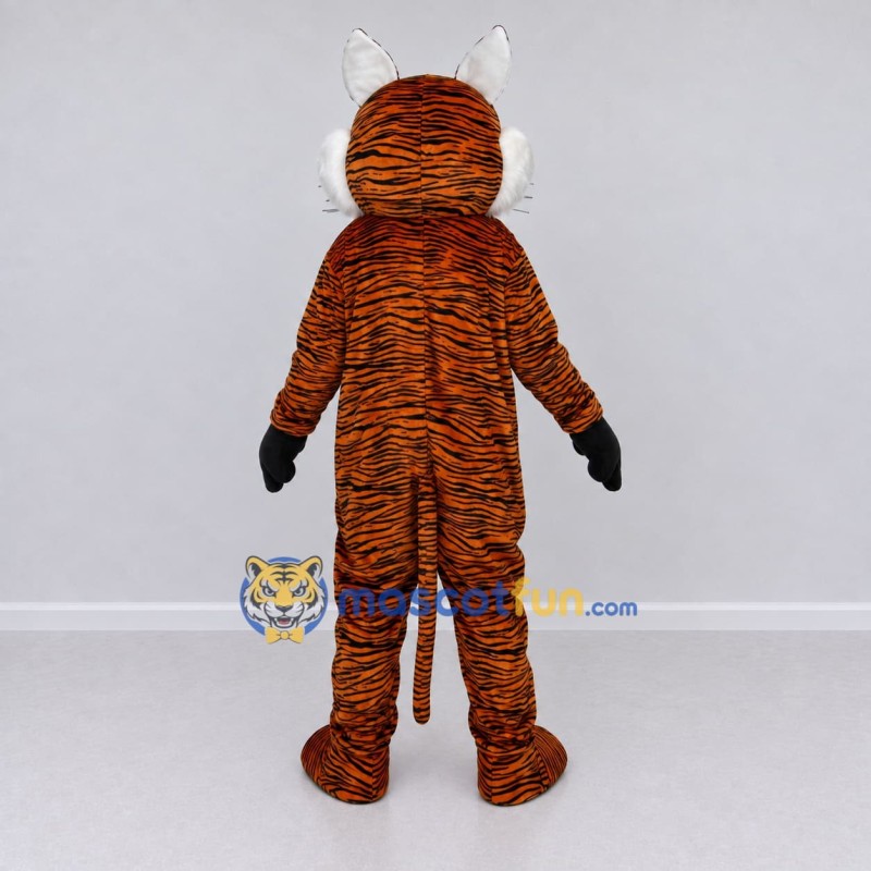 Custom Orange Black and White Tiger Mascot Costume Adult Full Body Suit for Wildlife Events Custom Orange Black and White Tiger Mascot Costume Adult Full Body Suit for Wildlife Events