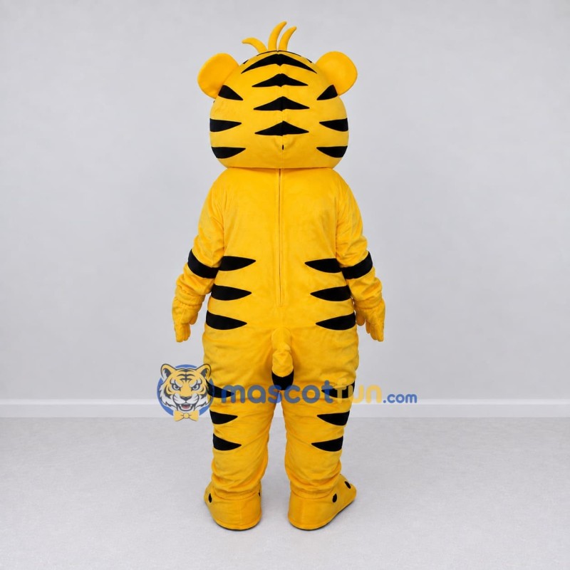 Custom Yellow Black and Cream Tiger Mascot Costume Adult Full Body Suit for Children's Parties Custom Yellow Black and Cream Tiger Mascot Costume Adult Full Body Suit for Children's Parties