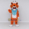 Custom Orange and Blue Spotted Cat with Bandana Mascot Costume Adult Full Body Suit for Wildlife Events Custom Orange and Blue Spotted Cat with Bandana Mascot Costume Adult Full Body Suit for Wildlife Events