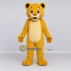 Custom Yellow and Cream Big Cat Cub Mascot Costume Adult Full Body Suit for Wildlife Events Custom Yellow and Cream Big Cat Cub Mascot Costume Adult Full Body Suit for Wildlife Events