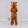 Custom Brown Black and White Tiger Mascot Costume Adult Full Body Suit for Wildlife Events Custom Brown Black and White Tiger Mascot Costume Adult Full Body Suit for Wildlife Events