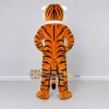 Custom Orange Black and White Roaring Tiger Mascot Costume Adult Full Body Suit for Wildlife Events Custom Orange Black and White Roaring Tiger Mascot Costume Adult Full Body Suit for Wildlife Events