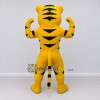 Custom Yellow Black and White Muscular Tiger Mascot Costume Adult Full Body Suit for Sports Events Custom Yellow Black and White Muscular Tiger Mascot Costume Adult Full Body Suit for Sports Events