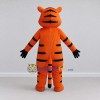 Custom Orange Black and White Tiger Mascot Costume Adult Full Body Suit for Wildlife Events Custom Orange Black and White Tiger Mascot Costume Adult Full Body Suit for Wildlife Events