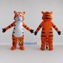 Custom Orange Black and White Tiger Mascot Costume Adult Full Body Suit for Wildlife Events