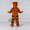 Custom Brown Black and White Tiger Mascot Costume Adult Full Body Suit for Wildlife Events Custom Brown Black and White Tiger Mascot Costume Adult Full Body Suit for Wildlife Events