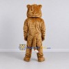 Custom Brown and White Muscular Animal Character Mascot Costume Adult Full Body Suit for Sports Events Custom Brown and White Muscular Animal Character Mascot Costume Adult Full Body Suit for Sports Events