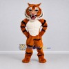 Custom Orange Black and White Muscular Tiger Mascot Costume Adult Full Body Suit for Sports Events Custom Orange Black and White Muscular Tiger Mascot Costume Adult Full Body Suit for Sports Events
