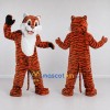 Custom Orange Black and White Tiger Mascot Costume Adult Full Body Suit for Wildlife Events Custom Orange Black and White Tiger Mascot Costume Adult Full Body Suit for Wildlife Events