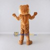 Custom Brown and White Big Cat Mascot Costume Adult Full Body Suit for Wildlife Events Custom Brown and White Big Cat Mascot Costume Adult Full Body Suit for Wildlife Events
