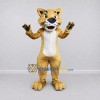 Custom Tan and White Big Cat Mascot Costume Adult Full Body Suit for Wildlife Events Custom Tan and White Big Cat Mascot Costume Adult Full Body Suit for Wildlife Events