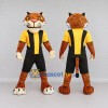 Custom Orange Yellow and Black Tiger in Sportswear Mascot Costume Adult Full Body Suit for Sports Events Custom Orange Yellow and Black Tiger in Sportswear Mascot Costume Adult Full Body Suit for Sports Events