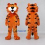 Custom Orange Black and White Tiger Mascot Costume Adult Full Body Suit for Wildlife Events