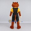 Custom Orange Yellow and Black Tiger in Sportswear Mascot Costume Adult Full Body Suit for Sports Events Custom Orange Yellow and Black Tiger in Sportswear Mascot Costume Adult Full Body Suit for Sports Events
