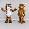 Custom Brown Black and White Tiger Mascot Costume Adult Full Body Suit for Wildlife Events Custom Brown Black and White Tiger Mascot Costume Adult Full Body Suit for Wildlife Events