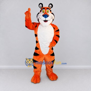 Custom Orange Black and White Tiger Mascot Costume Adult Full Body Suit for Wildlife Events Custom Orange Black and White Tiger Mascot Costume Adult Full Body Suit for Wildlife Events