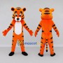 Custom Orange Black and White Tiger Mascot Costume Adult Full Body Suit for Wildlife Events