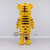 Custom Yellow Black and White Tiger Mascot Costume Adult Full Body Suit for Children's Parties Custom Yellow Black and White Tiger Mascot Costume Adult Full Body Suit for Children's Parties