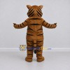 Custom Brown Black and White Tiger Mascot Costume Adult Full Body Suit for Wildlife Events Custom Brown Black and White Tiger Mascot Costume Adult Full Body Suit for Wildlife Events