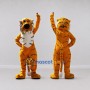Custom Orange Black and White Tiger Mascot Costume Adult Full Body Suit for Wildlife Events