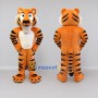 Custom Orange Black and White Tiger Mascot Costume Adult Full Body Suit for Wildlife Events