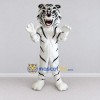 Custom White and Black White Tiger Mascot Costume Adult Full Body Suit for Wildlife Events