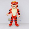 Custom Orange Black and Cream Saber-Toothed Tiger Mascot Costume Adult Full Body Suit for Themed Parties Custom Orange Black and Cream Saber-Toothed Tiger Mascot Costume Adult Full Body Suit for Themed Parties