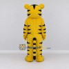 Custom Yellow Black and White Tiger Mascot Costume Adult Full Body Suit for Wildlife Events Custom Yellow Black and White Tiger Mascot Costume Adult Full Body Suit for Wildlife Events