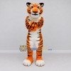 Custom Orange Black and White Tiger Mascot Costume Adult Full Body Suit for Wildlife Events Custom Orange Black and White Tiger Mascot Costume Adult Full Body Suit for Wildlife Events