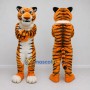 Custom Orange Black and White Tiger Mascot Costume Adult Full Body Suit for Wildlife Events