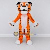 Custom Orange Black and White Tiger Mascot Costume Adult Full Body Suit for Wildlife Events Custom Orange Black and White Tiger Mascot Costume Adult Full Body Suit for Wildlife Events