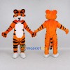 Custom Orange Black and White Tiger Mascot Costume Adult Full Body Suit for Wildlife Events Custom Orange Black and White Tiger Mascot Costume Adult Full Body Suit for Wildlife Events