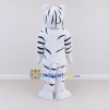 Custom White and Navy Blue Tiger Mascot Costume Adult Full Body Suit for Wildlife Events Custom White and Navy Blue Tiger Mascot Costume Adult Full Body Suit for Wildlife Events