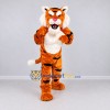 Custom Orange Black and White Muscular Tiger Mascot Costume Adult Full Body Suit for Sports Events Custom Orange Black and White Muscular Tiger Mascot Costume Adult Full Body Suit for Sports Events
