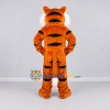 Custom Orange Black and White Muscular Tiger Mascot Costume Adult Full Body Suit for Sports Events Custom Orange Black and White Muscular Tiger Mascot Costume Adult Full Body Suit for Sports Events