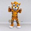 Custom Yellow Black and White Tiger Mascot Costume Adult Full Body Suit for Children's Parties Custom Yellow Black and White Tiger Mascot Costume Adult Full Body Suit for Children's Parties