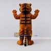 Custom Brown Black and White Tiger Mascot Costume Adult Full Body Suit for Wildlife Events Custom Brown Black and White Tiger Mascot Costume Adult Full Body Suit for Wildlife Events