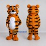 Custom Orange Black and White Tiger Mascot Costume Adult Full Body Suit for Wildlife Events