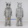 Custom Black and White Zebra Mascot Costume Adult Full Body Suit for Zoo Events Custom Black and White Zebra Mascot Costume Adult Full Body Suit for Zoo Events