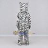 Custom Black and White Zebra Mascot Costume Adult Full Body Suit for Zoo Events Custom Black and White Zebra Mascot Costume Adult Full Body Suit for Zoo Events