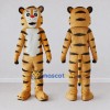 Custom Tan Black and White Tiger Mascot Costume Adult Full Body Suit for Wildlife Events Custom Tan Black and White Tiger Mascot Costume Adult Full Body Suit for Wildlife Events