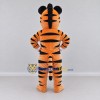 Custom Tan Black and White Tiger Mascot Costume Adult Full Body Suit for Wildlife Events Custom Tan Black and White Tiger Mascot Costume Adult Full Body Suit for Wildlife Events