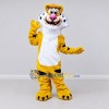 Custom Yellow Black and White Tiger Mascot Costume Adult Full Body Suit for Wildlife Events Custom Yellow Black and White Tiger Mascot Costume Adult Full Body Suit for Wildlife Events