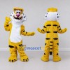 Custom Yellow Black and White Tiger Mascot Costume Adult Full Body Suit for Wildlife Events Custom Yellow Black and White Tiger Mascot Costume Adult Full Body Suit for Wildlife Events