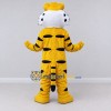 Custom Yellow Black and White Tiger Mascot Costume Adult Full Body Suit for Wildlife Events Custom Yellow Black and White Tiger Mascot Costume Adult Full Body Suit for Wildlife Events